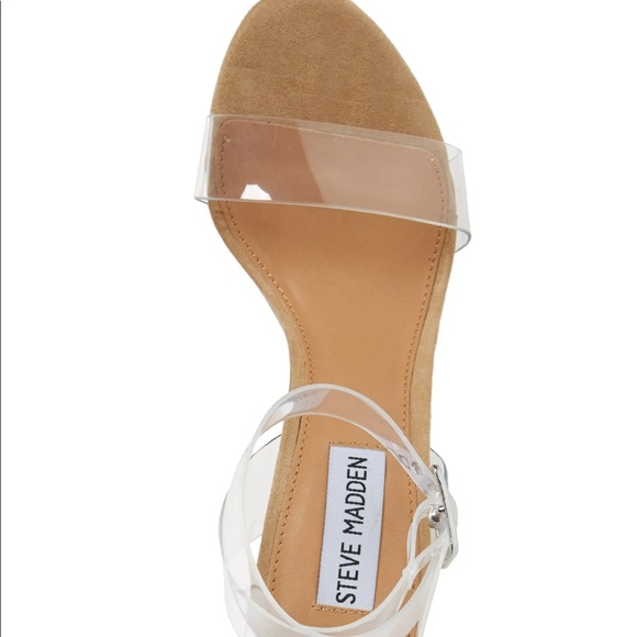 Steve Madden Clear Sandals - Picture 3 of 7